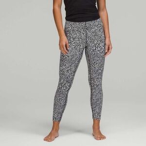 Lululemon InStill High‑Rise Tight 25” – White/Black – Size 6/M – SmoothCover